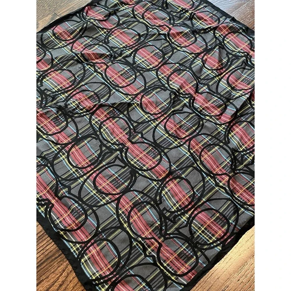 VTG Coach Tartan Plaid Signature C Pattern 21